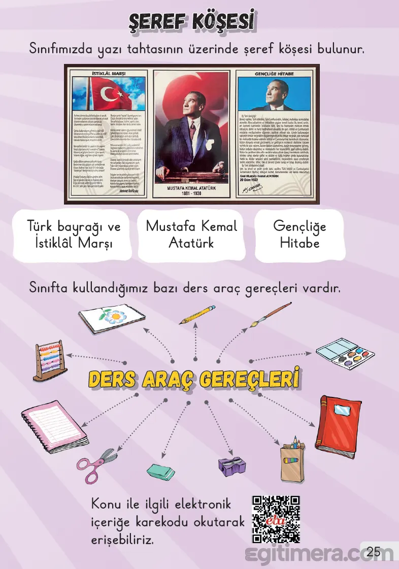 1. Sınıf Hayat Bilgisi Ders Kitabı Cevapları Sayfa 25 – MEB Yayınları